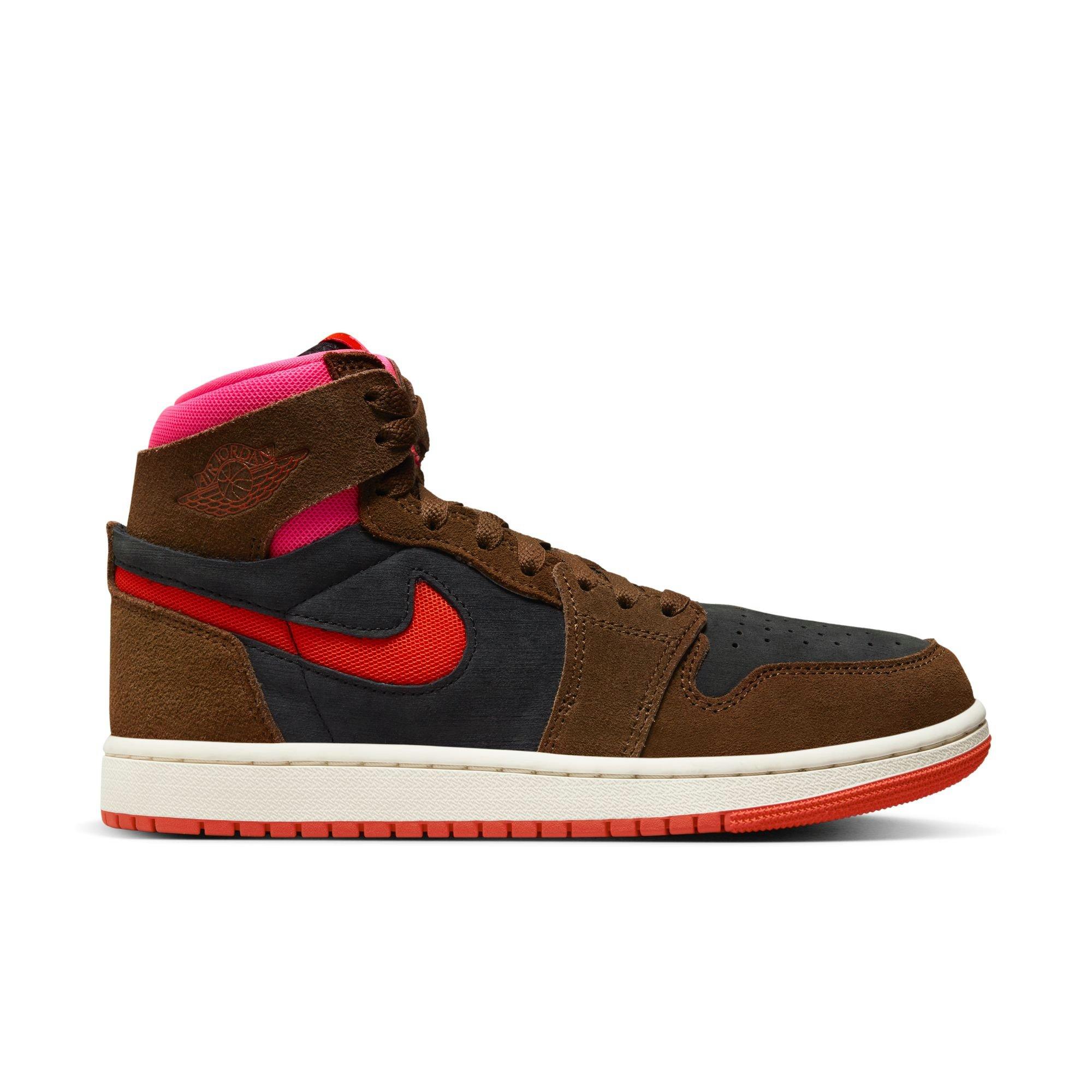 Jordan 1 Zoom CMFT 2 "Cacao Wow/Picante Red/Black" Women's Shoe - CACAO WOW/PICANTE RED/BLACK